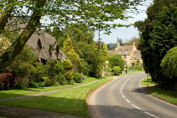 Cotswold kulübeleri, Chipping Campden, Cotswold, Gloucestershire, İngiltere