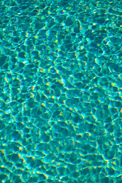 Effet Lumière Texturé Sur Les Ondulations Surface Une Piscine Extérieure — Photo