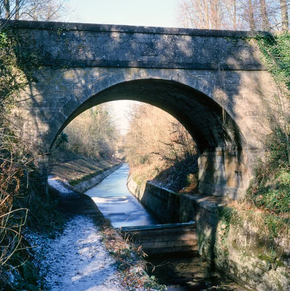 Ocak 1999 Coates Gloucestershire Ngiltere Deki Tünel Girişinin Yakınındaki Kış — Stok fotoğraf