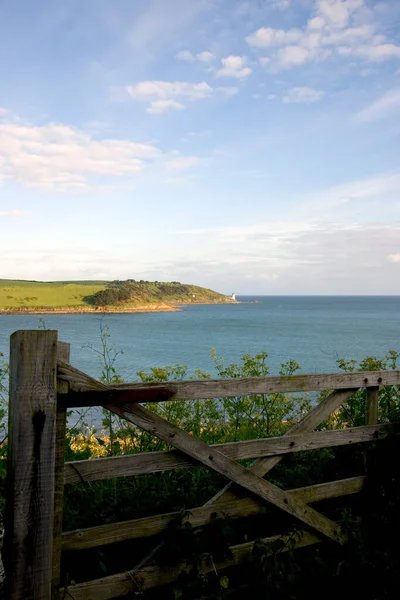 Vista Anthony Head Faro Mawes Cornwall Inglaterra Reino Unido Europa — Foto de Stock