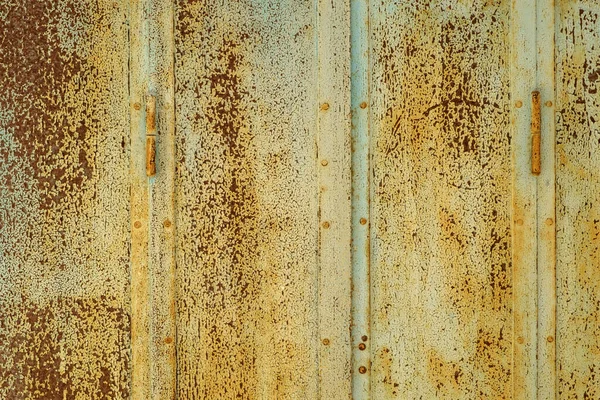 Rusty Metal Pintado Persianas Quadro Completo Fundo Textura — Fotografia de Stock