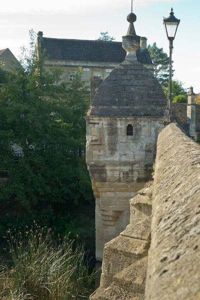 Capela One Time Mais Tarde Lock Ponte Velha Bradford Avon — Fotografia de Stock