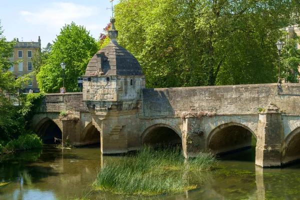 Historic Town Bridge Lock Bradford Avon Wiltshire Reino Unido — Fotografia de Stock