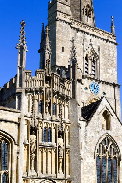 Detalles Arquitectónicos Histórica Iglesia Lana Burford Cotswolds Oxfordshire Reino Unido — Foto de Stock