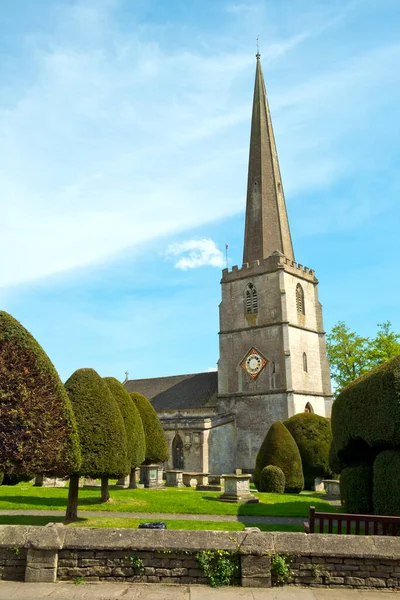 Storica Chiesa Della Lana Painswick Nel Cotswolds Gloucestershire Regno Unito — Foto Stock