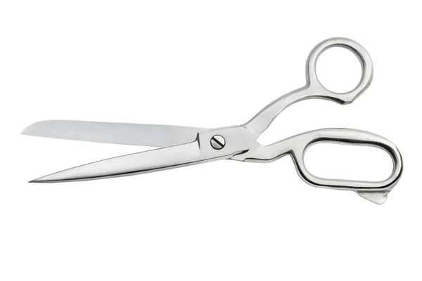 metal makas beyaz izole