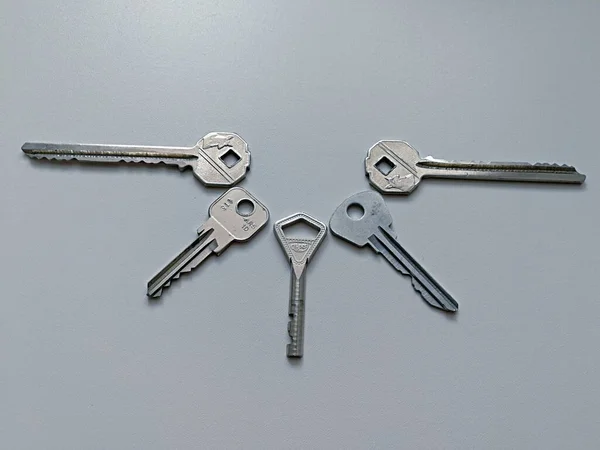 Klíče Hromada Kovových Klíčů — Stock fotografie