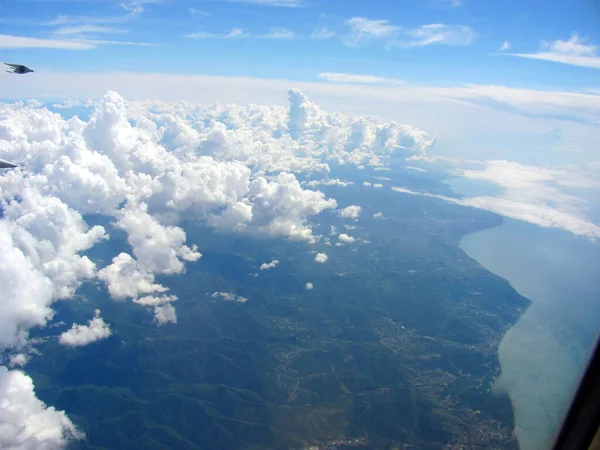 Airplane Sky View — Stock Photo, Image