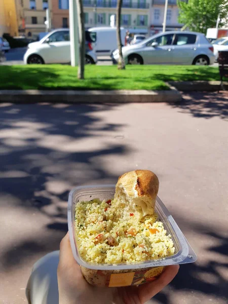 Frokost Middag Hjemmelavet Mad - Stock-foto