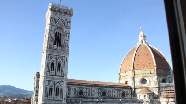 Time Lapse Desde Una Vista Única Una Puesta Sol Florencia — Vídeos de Stock