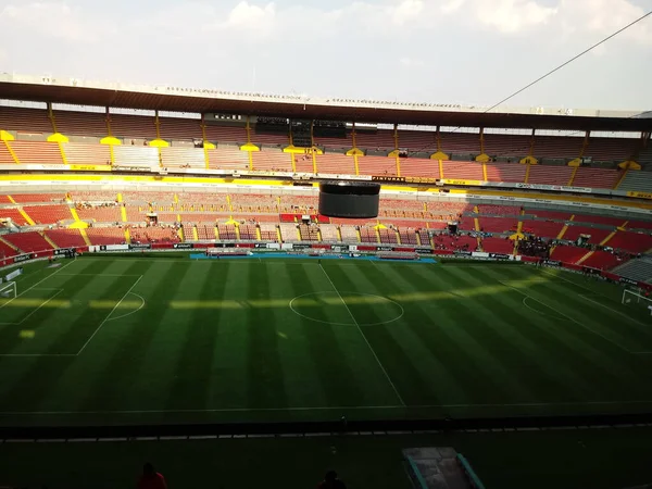 Estadio Jalisco Guadalafil Cobertura Interior Estadio Futbol —  Fotos de Stock