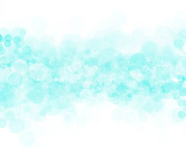 Abstraktes blaues Bokeh auf weißem Hintergrund. — Stockfoto