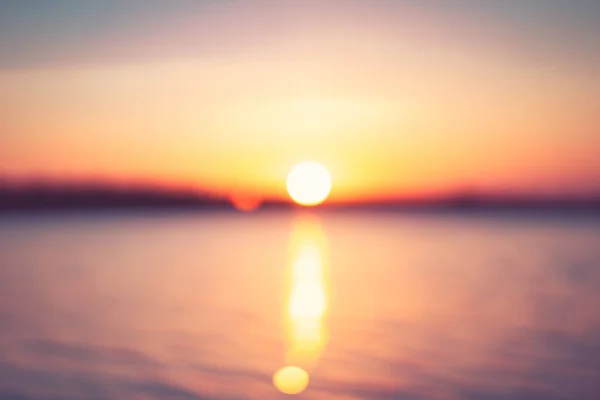 Θαμπάδα τροπική παραλία ηλιοβασίλεμα αφηρημένα φόντο. — Φωτογραφία Αρχείου