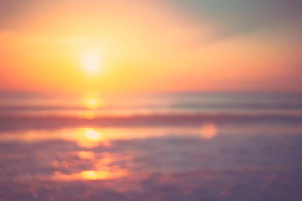 Copy Space Soft Sand Sea Blur Tropical Beach Sunset Sky — Stock Photo, Image