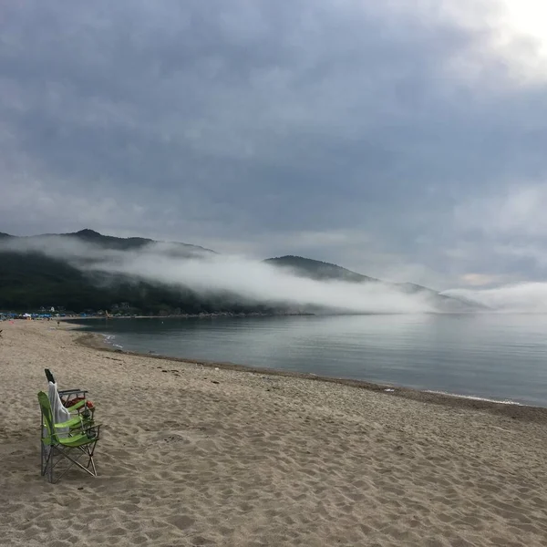 Der Morgennebel Über Dem Japanischen Meer — Stockfoto