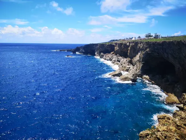 Die Klippe Von Banzai Auf Der Tropischen Insel Saipan — Stockfoto