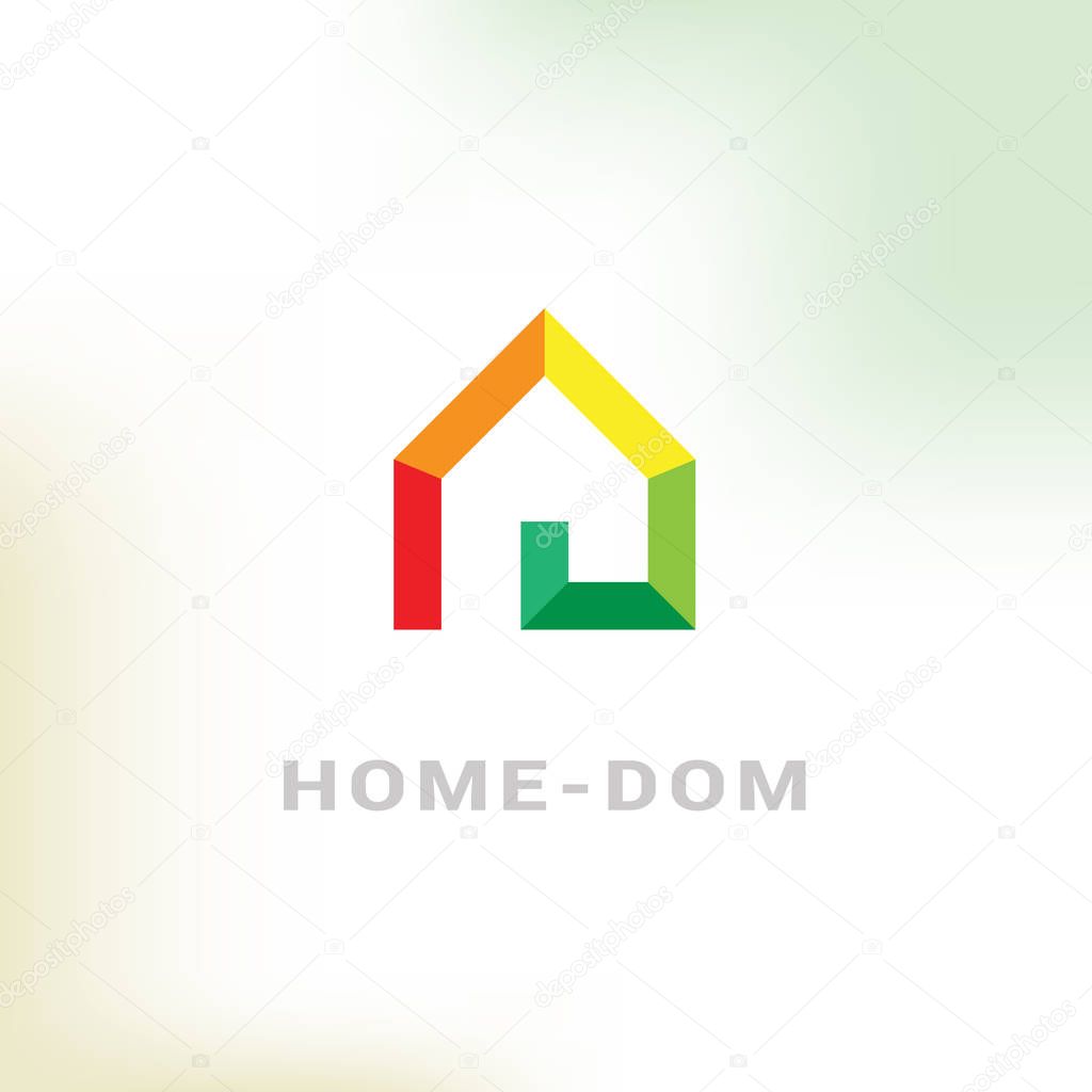 Simple vector logo in a modern style.