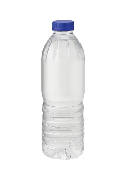 Kunststoff Wasserflasche Isoliert Auf Weißem Hintergrund — Stockfoto