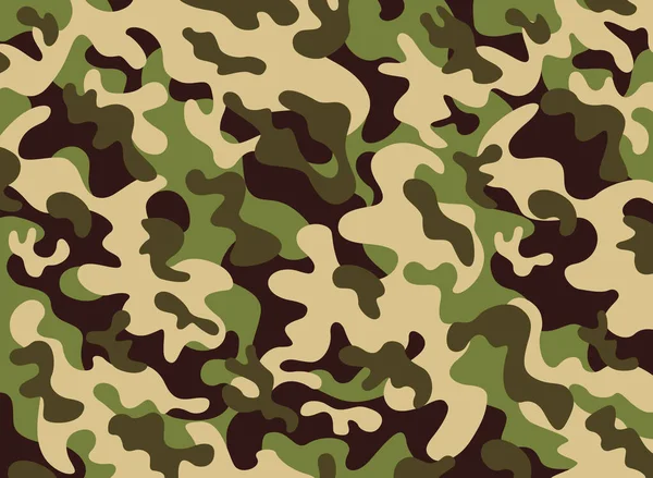 Camouflage Senza Soluzione Continuità Modello Sfondo — Foto Stock