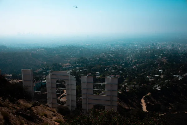 Los Angeles Hollywood Sign Day — Stock fotografie