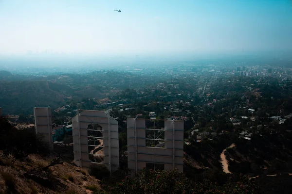 Gündüz Los Angeles Hollywood Tabelası — Stok fotoğraf