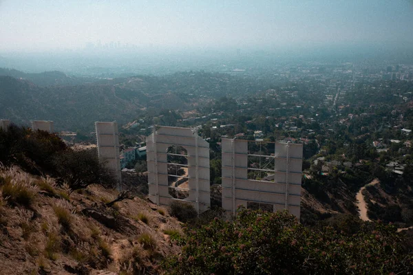 Los Angeles Hollywood Sign Day — Stock Photo, Image