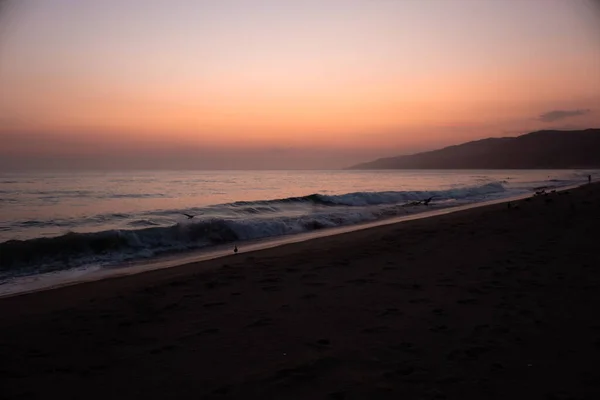 Une Vue Sur Océan Les Vagues — Photo