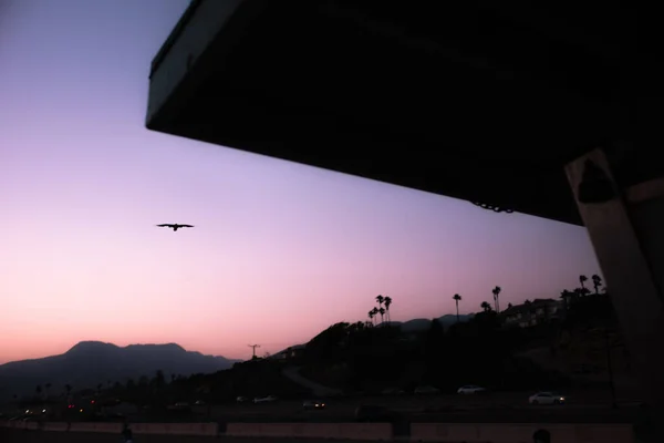 Malibu Beach Bij Zonsondergang — Stockfoto