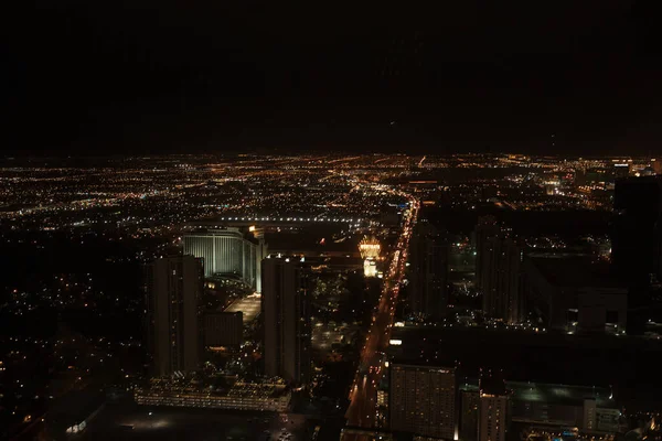 Las Vegas Noche Desde Arriba — Foto de Stock