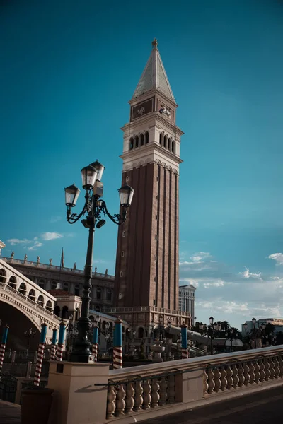 拉斯维加斯阳光普照的威尼斯酒店 — 图库照片