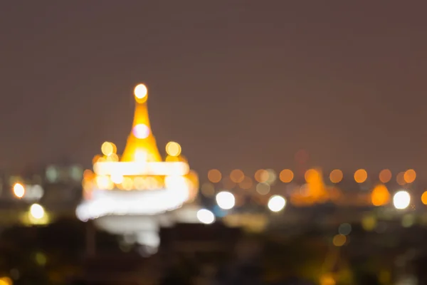 Lumières floues vue de nuit sur Golden Temple — Photo