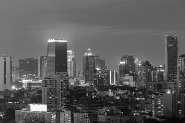 Siyah ve beyaz, Bangkok şehir ofis binası