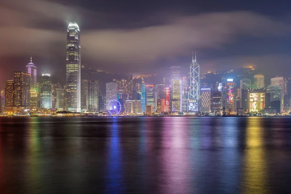 Hong Kong island formě Kowlon pohledu — Stock fotografie