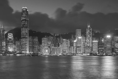Hong Kong ofis binası üzerinde zafer Bay