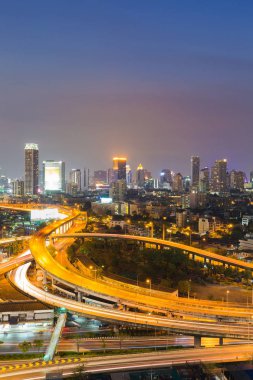 Şehir şehir arka plan karayolu ile deyimleri