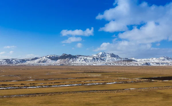 Winter mountain natural landscape skyline — Stock Photo, Image