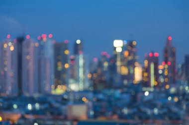 Bulanık ışıklar ofis binası soyut 