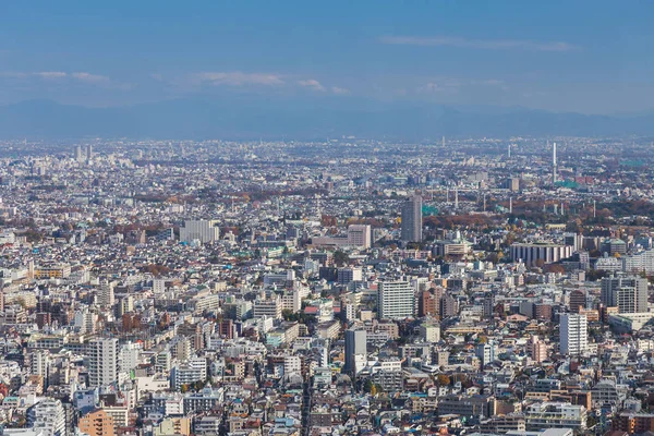 東京市群衆レジデンス エリア空撮 — ストック写真