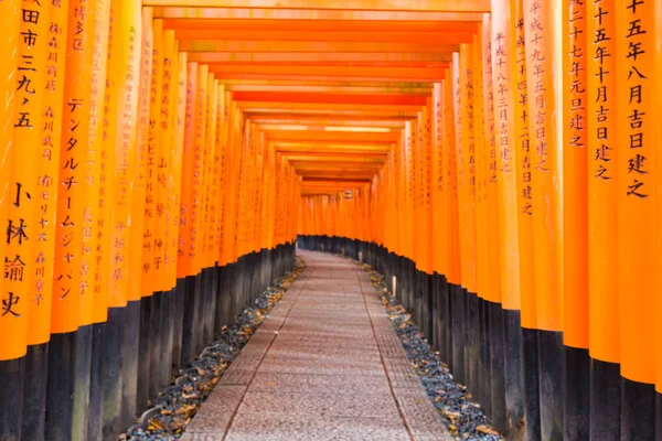 京都伏見稲荷神社の鳥居 — ストック写真