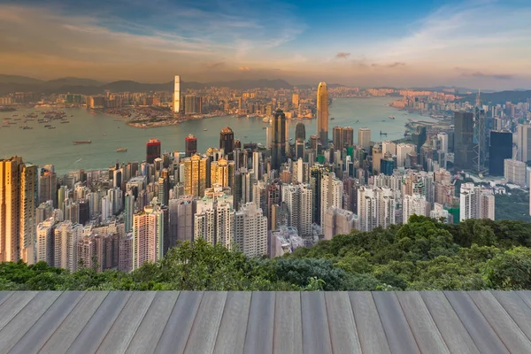Opeing дерев'яна підлога, Гонконг Брісбен пташиного польоту — стокове фото