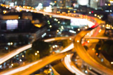 Havadan görünümü, bulanık ışıklar otoyol deyimleri 