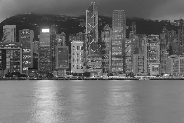 Χονγκ πόλη στο κέντρο της πόλης πάνω από τον κόλπο της Βικτώρια — Φωτογραφία Αρχείου