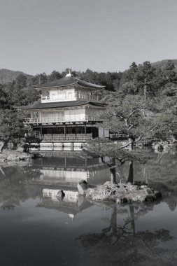 Zen Budist tapınağı, altın Köşk, Kyoto, Japonya dönüm noktası denilen Kinkaku-ji Tapınağı