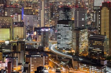 Osaka city ofis binası yakın çekim