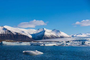 İzlanda kış Jokulsalon lagoon