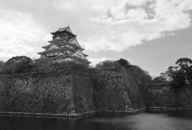 Osaka Kalesi Sonbahar sezonu, Osaka, Japonya Simgesel Yapı