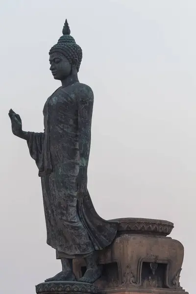 Stand Budddha on White — стоковое фото