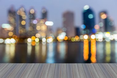 Yansıma ışık bina arka plan bulanıklık