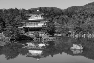 Siyah ve beyaz, altın Köşk, Miromachi Zen Tapınağı