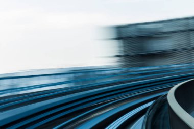 Bulanık hareket hareketli şehir treni